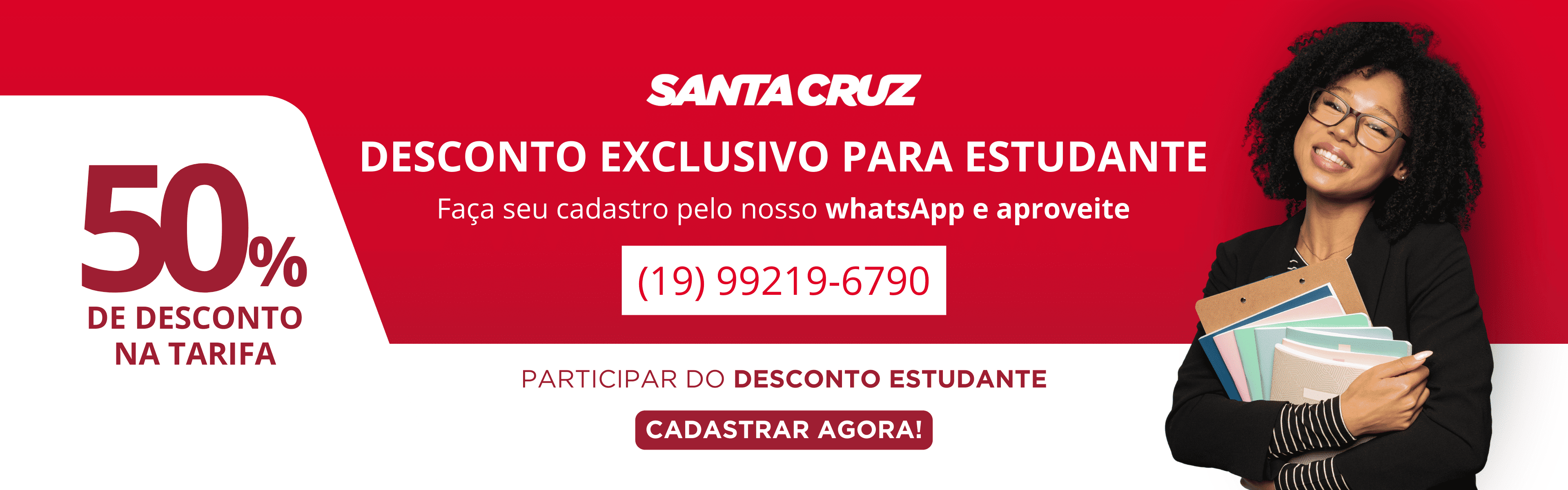 Passagens com desconto para estudantes